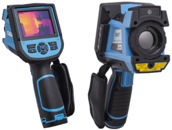 image shows a thermal imaging device